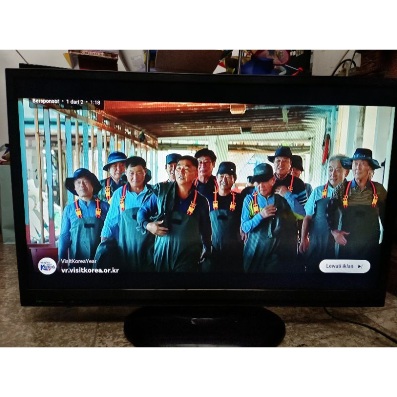 TV LED KONKA LED32QS711 32 INCH 32IN 32INCH 32" SECOND BEKAS PRELOVED NYALA NORMAL LCD