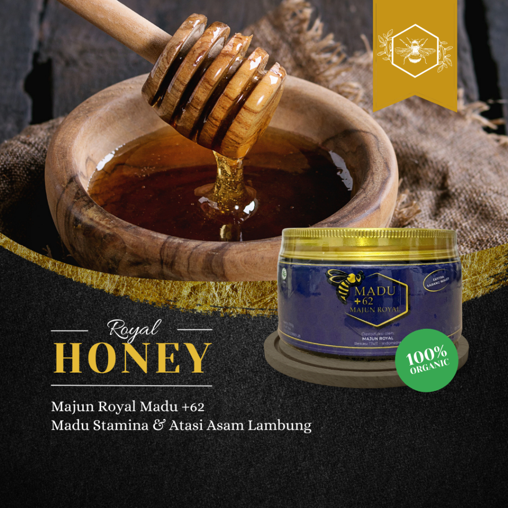 

Majun Royal +62 Madu Asam Lambung Dengan Extra Sarang Walet