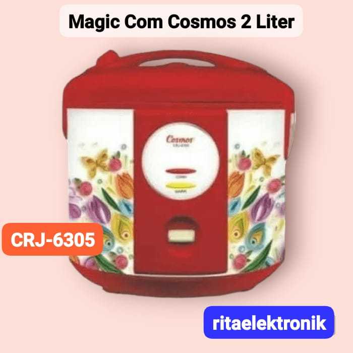 Magic Com Cosmos CJR 2 Liter Harmond/Panci Anti Gores