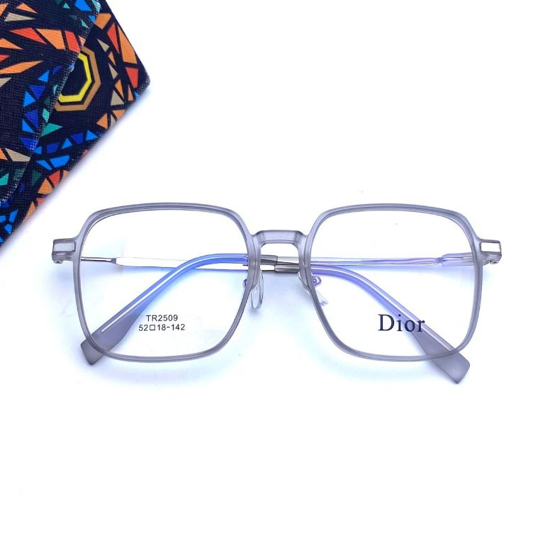 Kacamata Wanita Kotak Besar Antiradiasi Photocromic