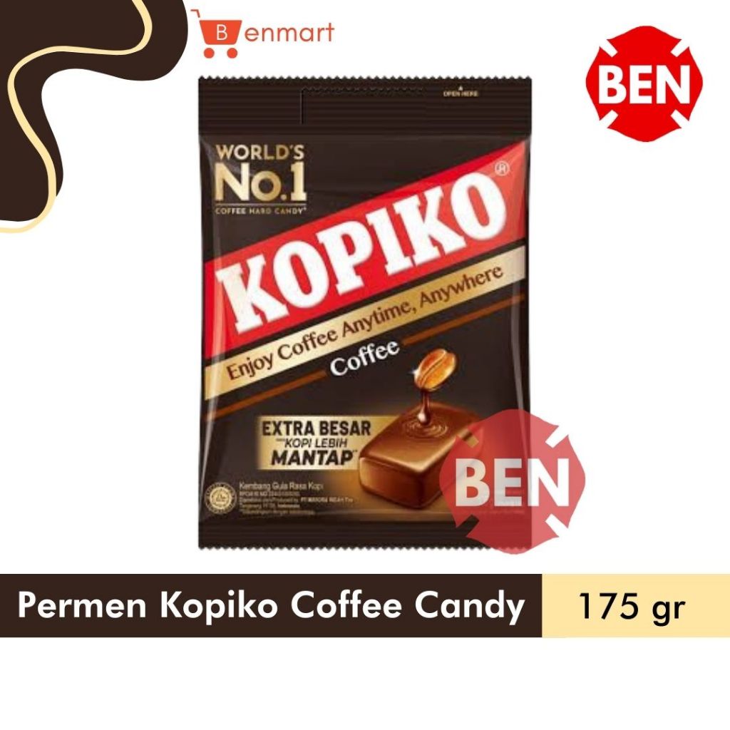 

PERMEN KOPIKO 1 ZAK ISI 50 PCS 175g 175gr 175 g gr Coffee Candy Pak Dus Grosir