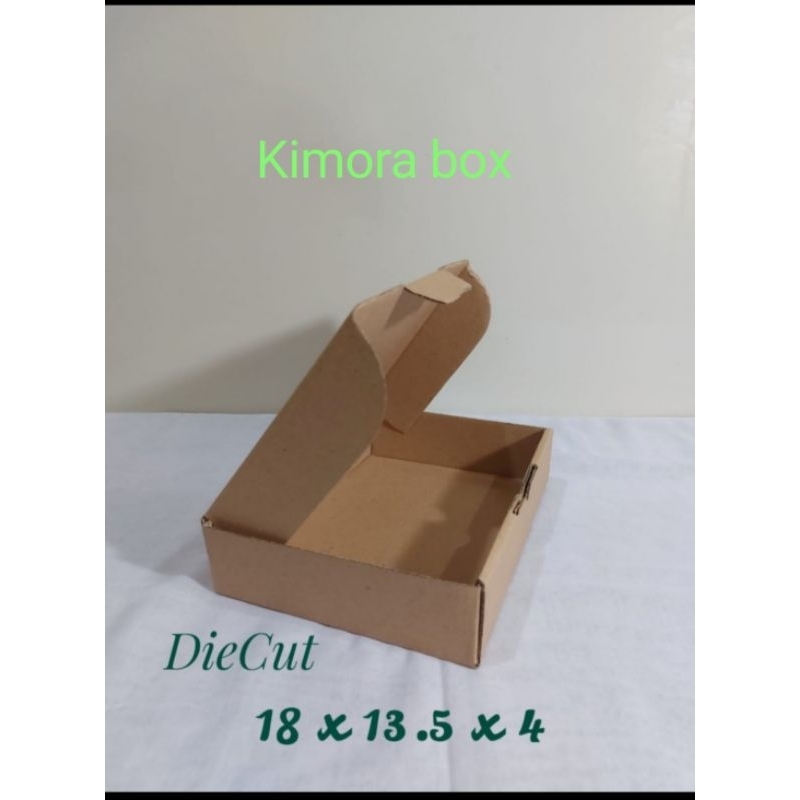

kardus karton box uk. 18x13,5x4 cm...model die cut
