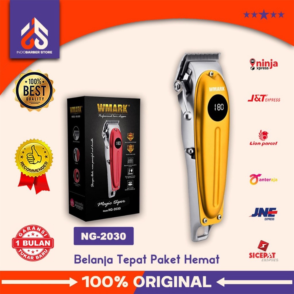 Clipper Wmark NG 2030 Alat Cukur Pangkas Rambut Elektrik Barbershop  6500 Rpm Original