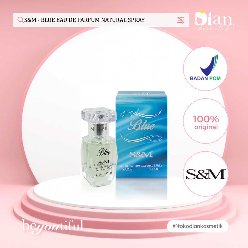 S&M - (BLUE) EAU DE PARFUM NATURAL SPRAY