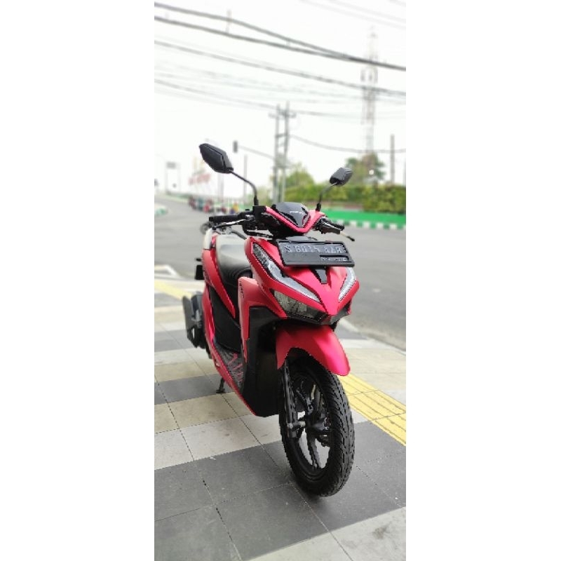 Sticker satin metalik / skotlet doff metalik