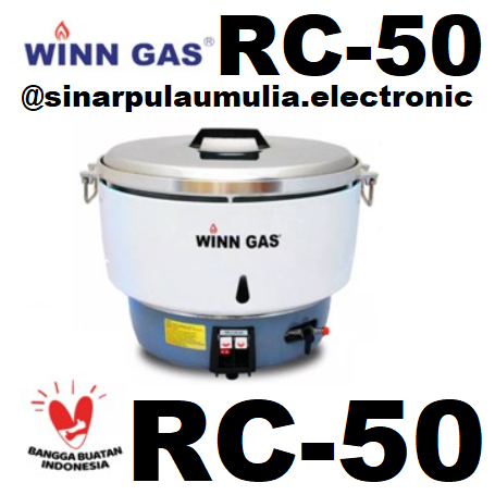 Winn Gas Rice Cooker Gas 10 Liter Penanak Nasi - RC-50 / RC50 / RC 50