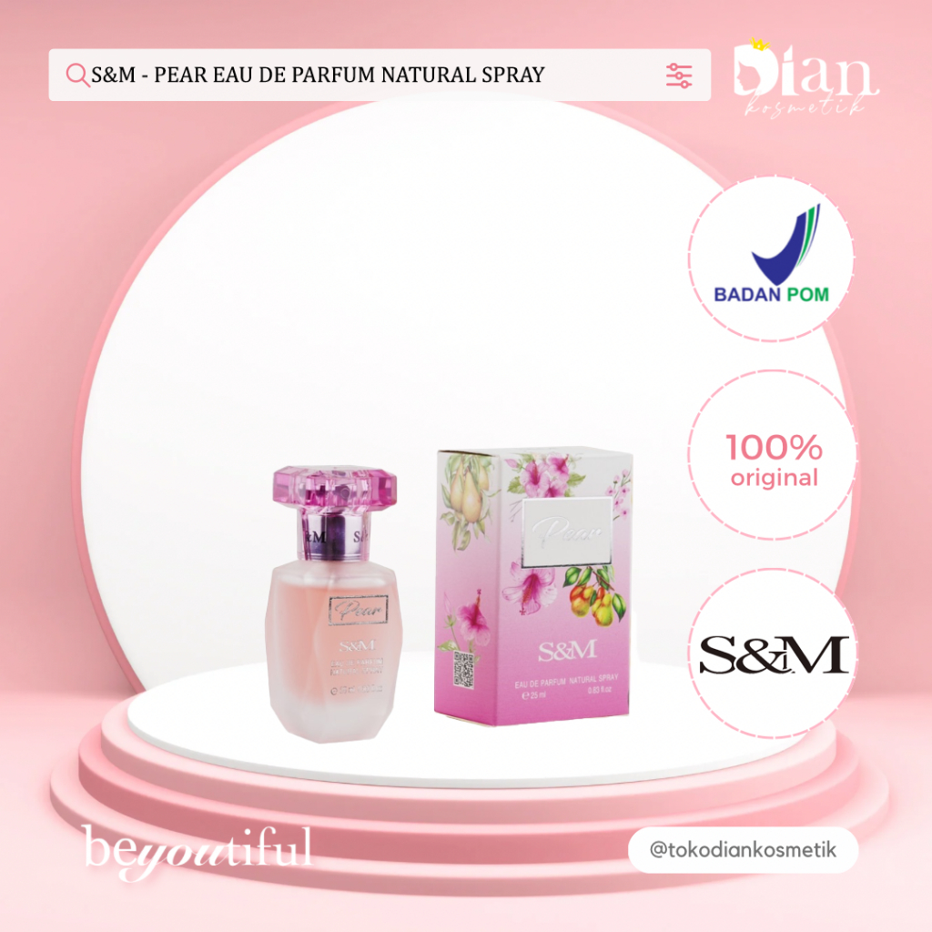 S&M - (PEAR) EAU DE PARFUM NATURAL SPRAY