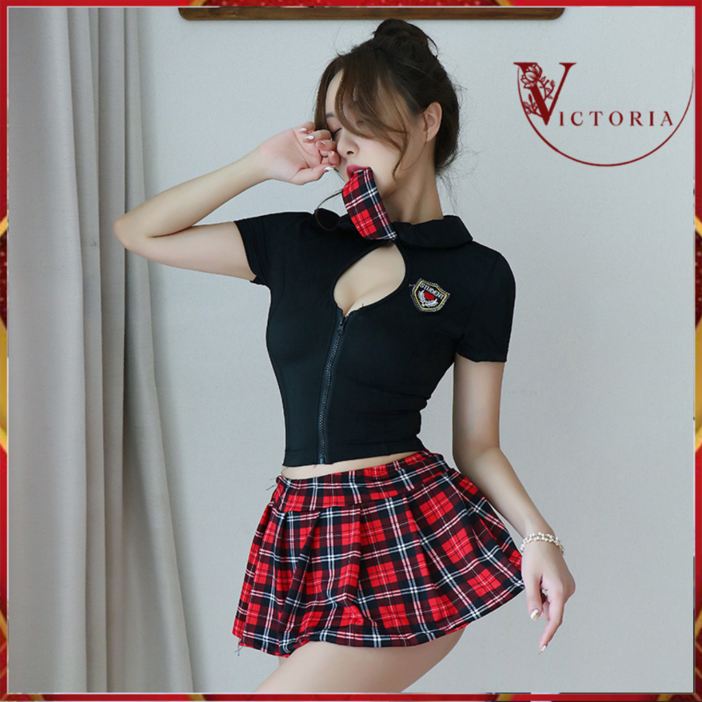 Victoria Longnight Uniform European and American Students Wear Uniforms Cosplay 3112