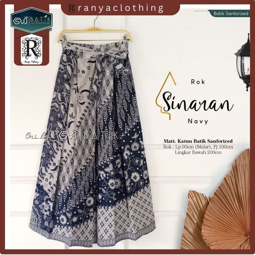 BAWAHAN ROK BATIK MOTIF ALUSAN KLOK A FIT JUMBO ORIGINAL MAHESWARI BATIK SOLO