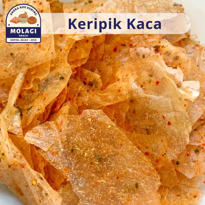 

Keripik Kaca Pedas Daun Jeruk / Kripca / Beledag 125 Gram - Molagi Snack