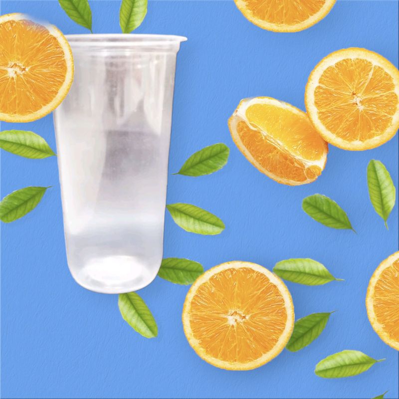 GELAS PLASTIK OVAL 22 OZ