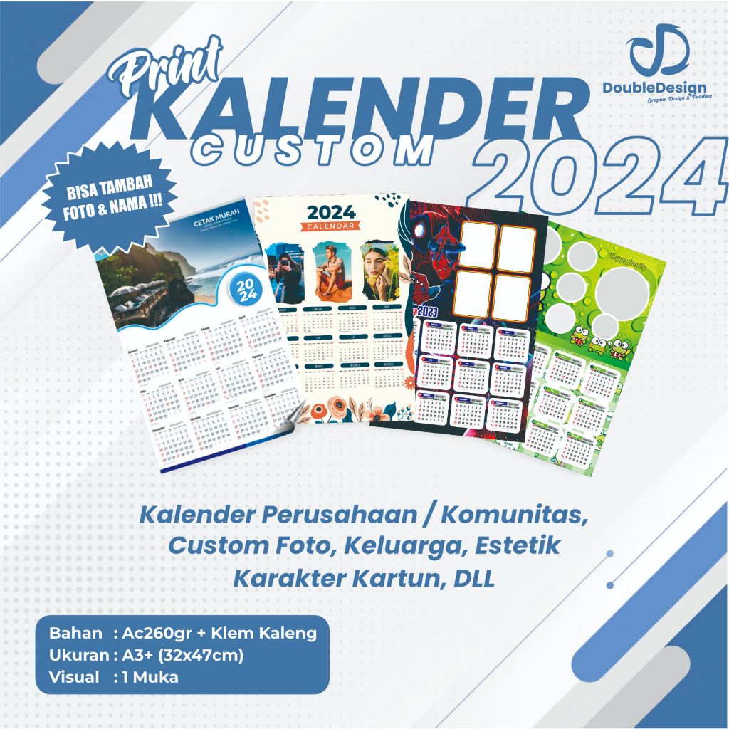 

Cetak Kalender Dinding Custom Foto Bebas Gambar Sesuai Request