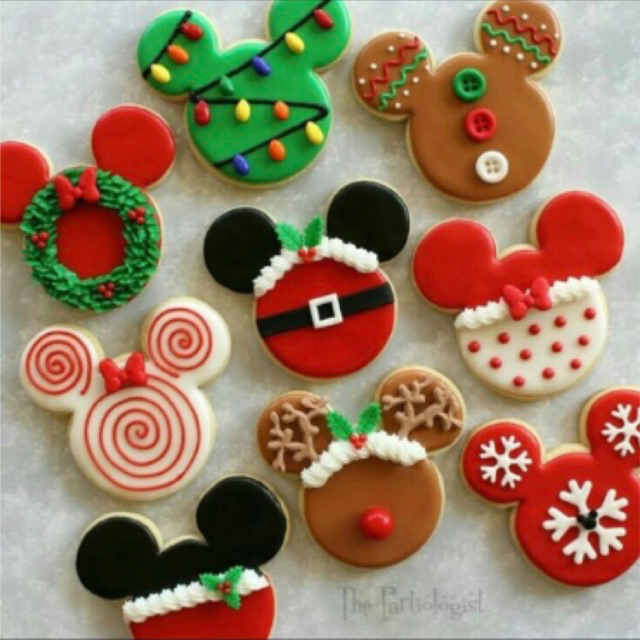 

BIG 7cm Christmas Cookies Mickey (Xmas / Kukis Natal Collection) - Sugar Cookies / Decorated Cookies / Kukis Hias