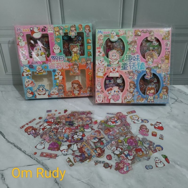 

Sticker Stiker Mixue X Masu Mix Isi 100 Pcs Viral