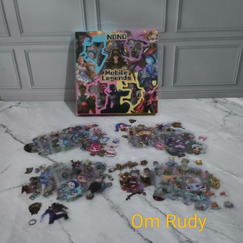 

Sticker Stiker Anak Anak Viral Nono Motif Mobile Legend Isi 100 Pcs