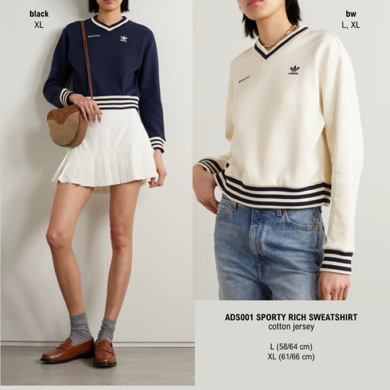 Kaos Lengan Panjang Wanita / Sweatshirt branded ADIDAS Original Bahan Katun Jersey