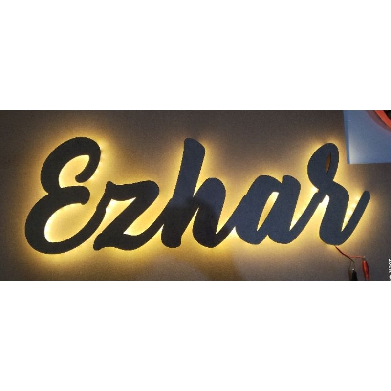 huruf akrilik backlight