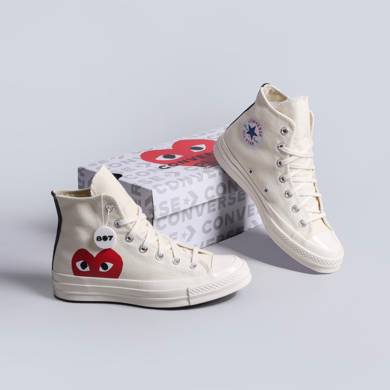 Converse CDG Play High White