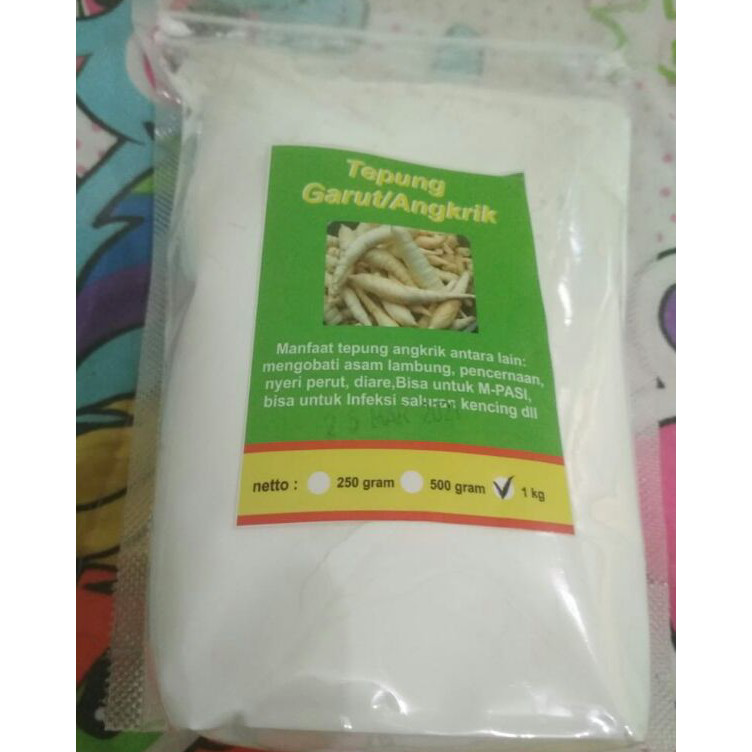 

➥❇❋ (READY) TEPUNG GARUT/AROOWROOT/PATI ASAM LAMBUNG - 1 KG Model Baru