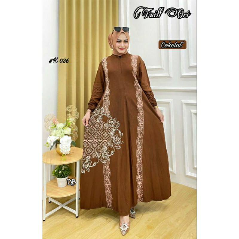 gamis twill original klok A cap malaman