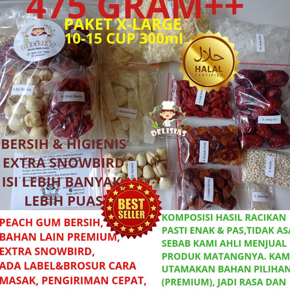 

Ready Peach Gum TERBANYAK!Paket XL 475G++ 10-15 CUP Ukuran 300ML Terbaru