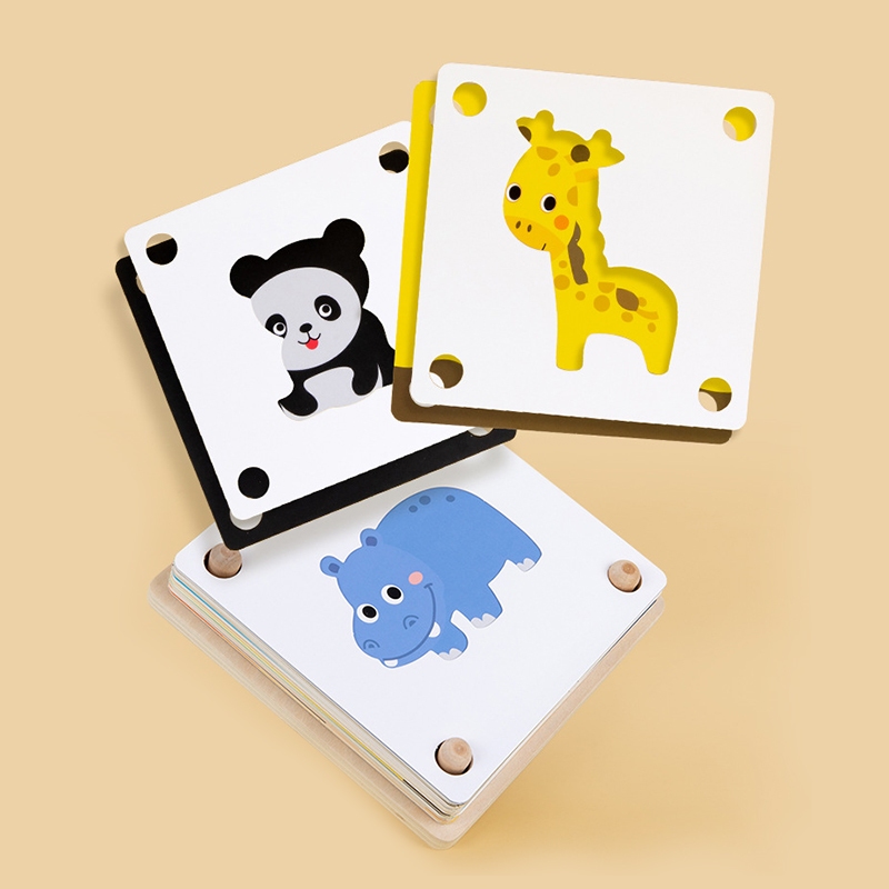 Pandatoys Mainan Edukasi Anak Montessori Wooden Toys Matching Game Treehole 47