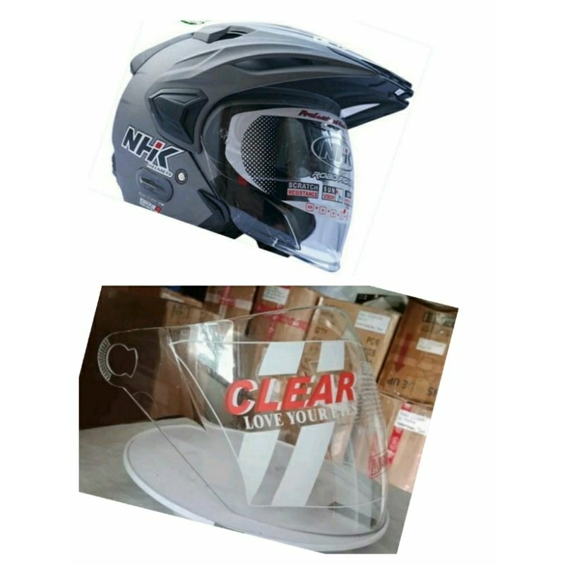 Visor Helm NHK Predator  NHK Double Visor