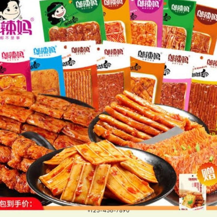 

Harga Murah (Halal)100g Wulama Latiao/Latiao/Tendon/Vegetarian/Snack China Halal