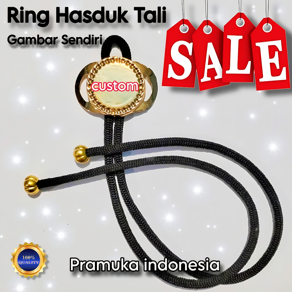 RING HASDUK MODEL TALI CUSTOM/RING KACU PRAMUKA