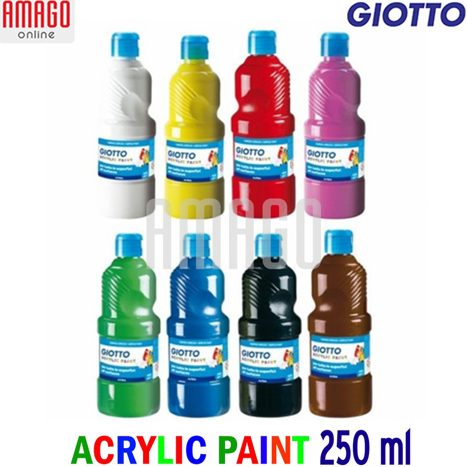

↑❂❉ GIOTTO Acrylic Paint Cat Akrilik 250 ml - Satuan - Pilih warna - 5340xx Ready