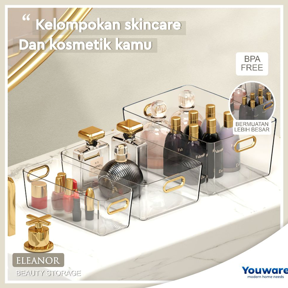 ❤[PROMO MURAH]❤ Youware - Eleanor Box Acrylic / Wadah Serbaguna / Kotak Transparan / Organizer / Pen