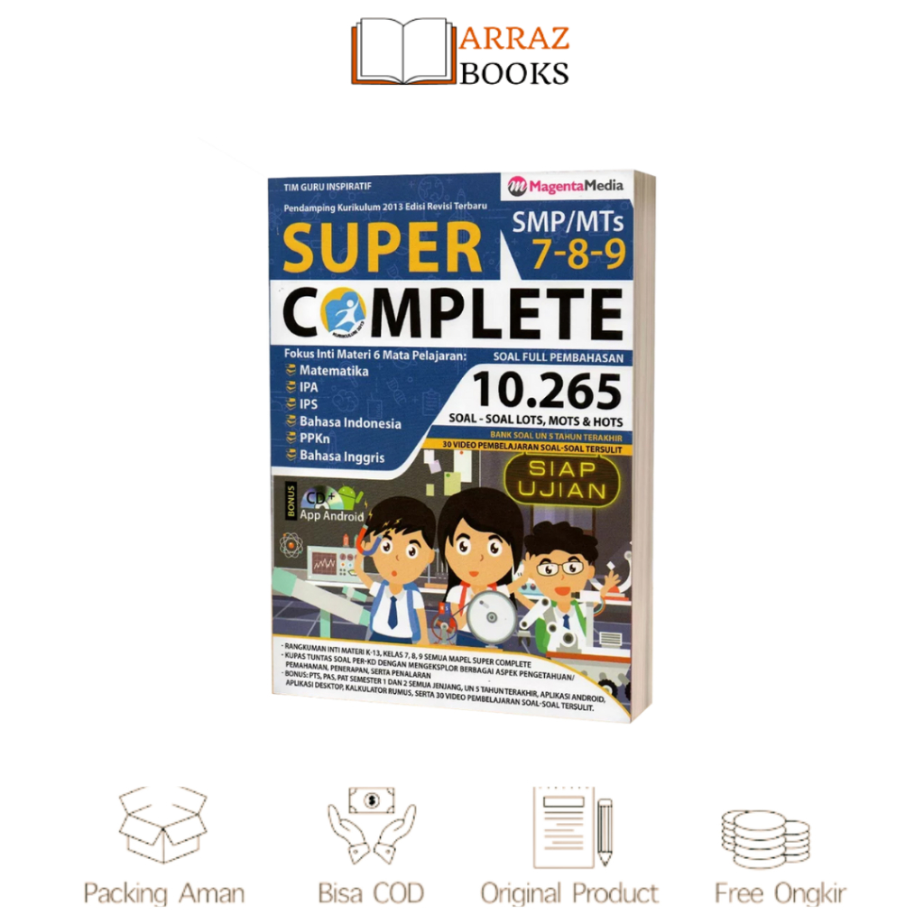 BUKU PELAJARAN SMP - SUPER COMPLETE SMP/MTS KLS 7,8,9