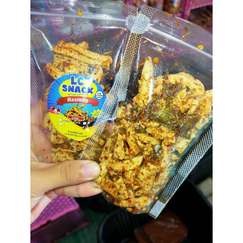 

Basreng LC SNACK pedas daun jeruk