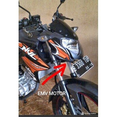 Dudukan plat nomor new vixion , breket plat nomor depan new vixion kualitas super