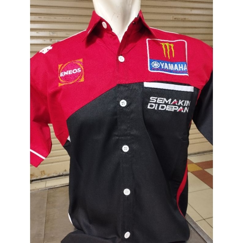 seragam yamaha racing team baju yamaha baju monster energi yamaha factory rading eneos akrapovic yam