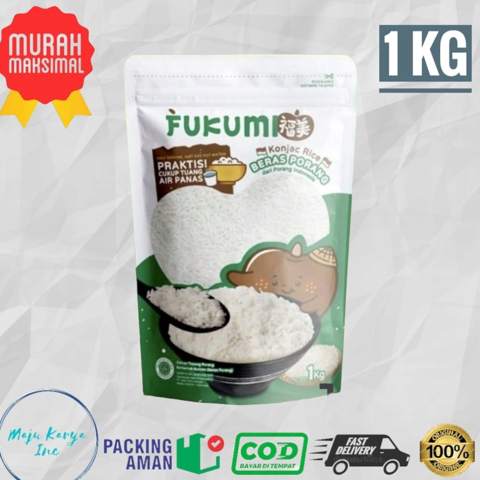 

Laris FUKUMI BERAS PORANG POUCH 1KG Ready