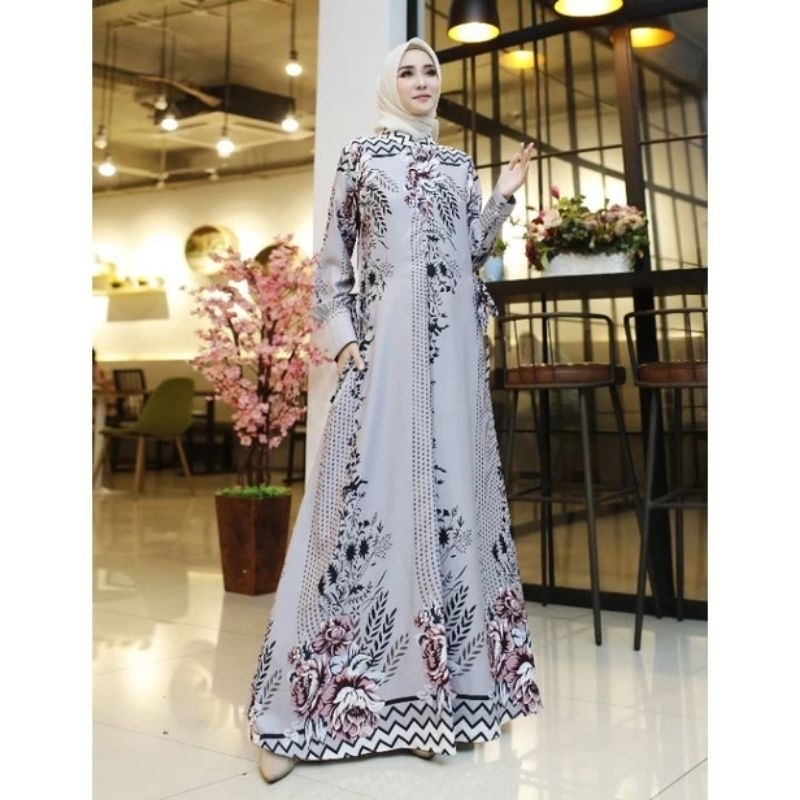 Gamis Maxmara Lux Premium/Dress Kekinian