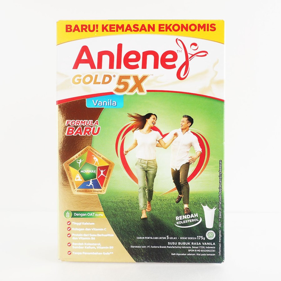 Anlene Gold Plus 175gr - Susu Bubuk Lansia Orang Tua Dewasa Anlene