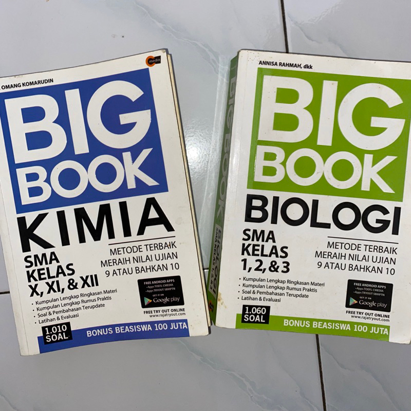 (PRELOVED) Big Book Kimia Biologi SMA