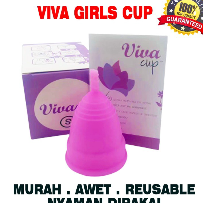 Big Sale Menstrual Cup / Silikon Cup untuk Menstruasi 3 warna Tampon Pengganti Pembalut Softex Wanit