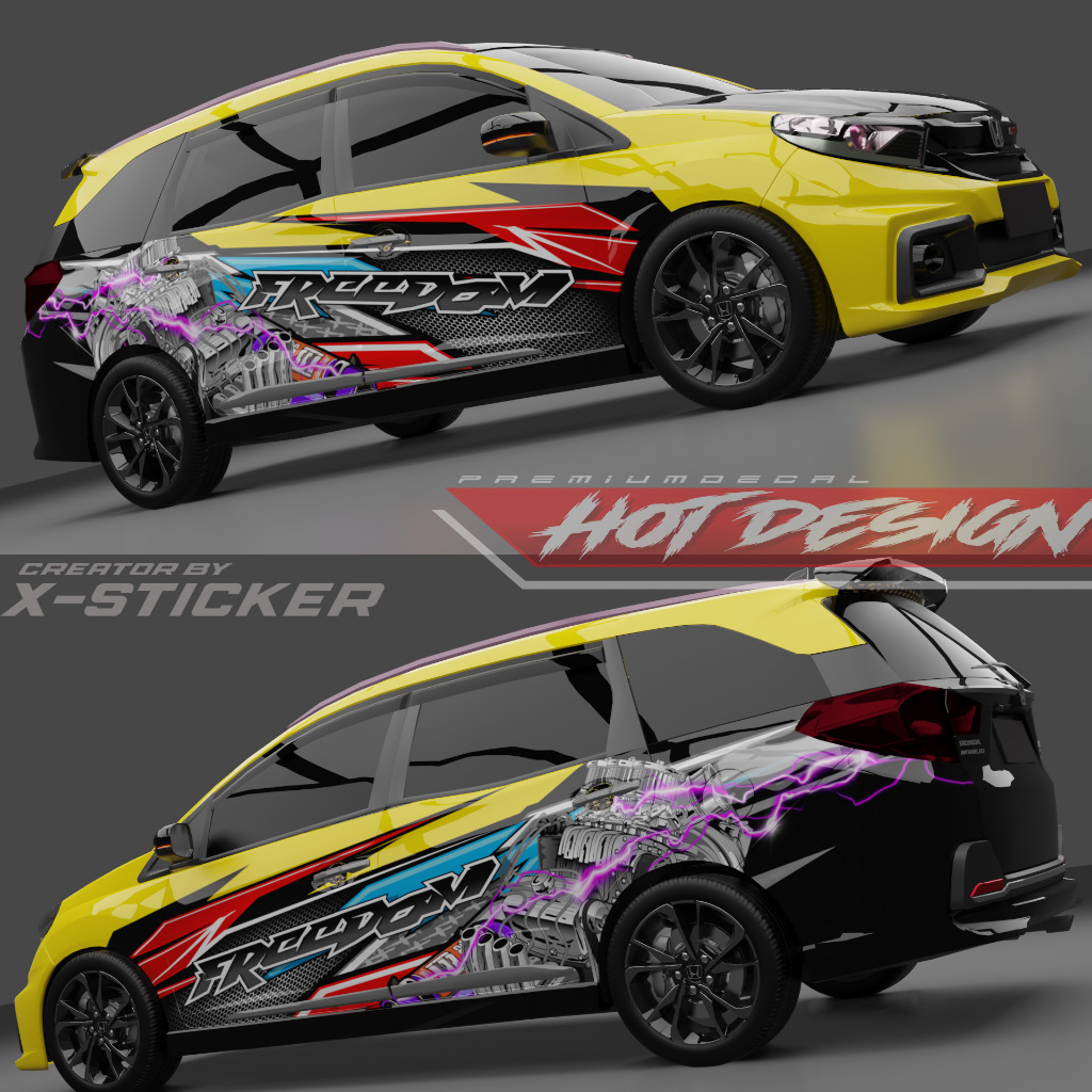 decal mobilio set kanan kiri