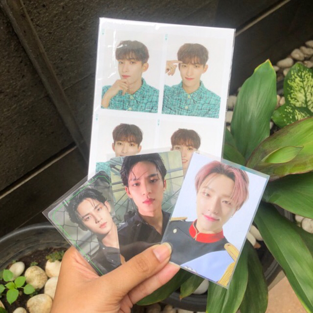 pc mingyu membership kit gameboi game boi dino pangeran seventeen cafe tray DK 4 cuts photo follow