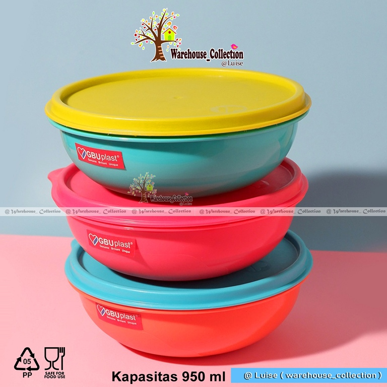 Aiko Lunch Box Bulat Tempat Makan Sekat Kotak Bekal Tutup Ompreng Kotak Makan