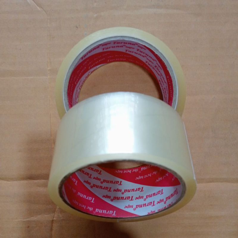 

ISOLASI/lakban 50 Yard bening