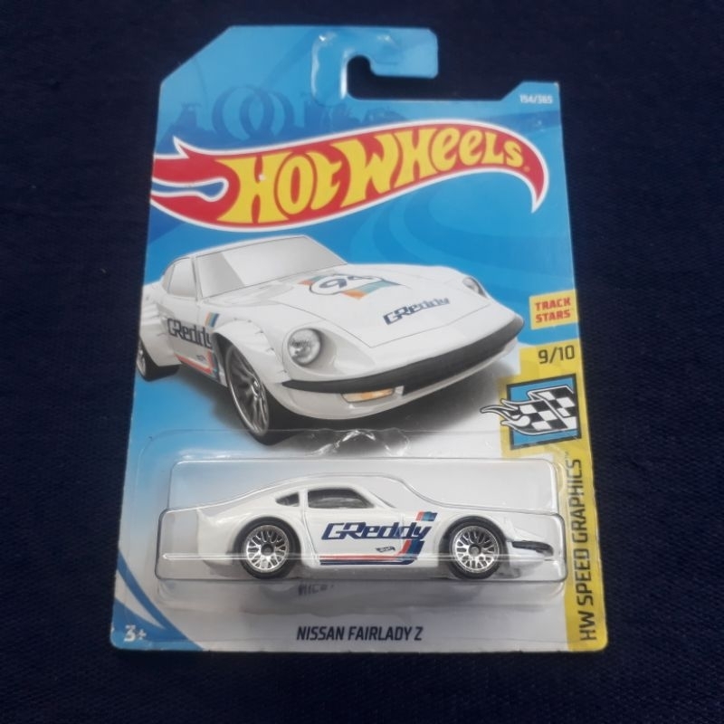 Diecast Hot Wheels HW Speed Graphics Nissan Fairlady Z Putih GReddy