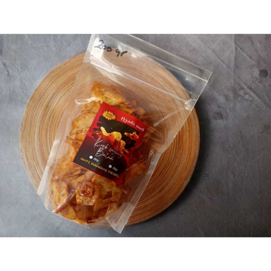 

Keripik Singkong 200gr II Pedas Manis