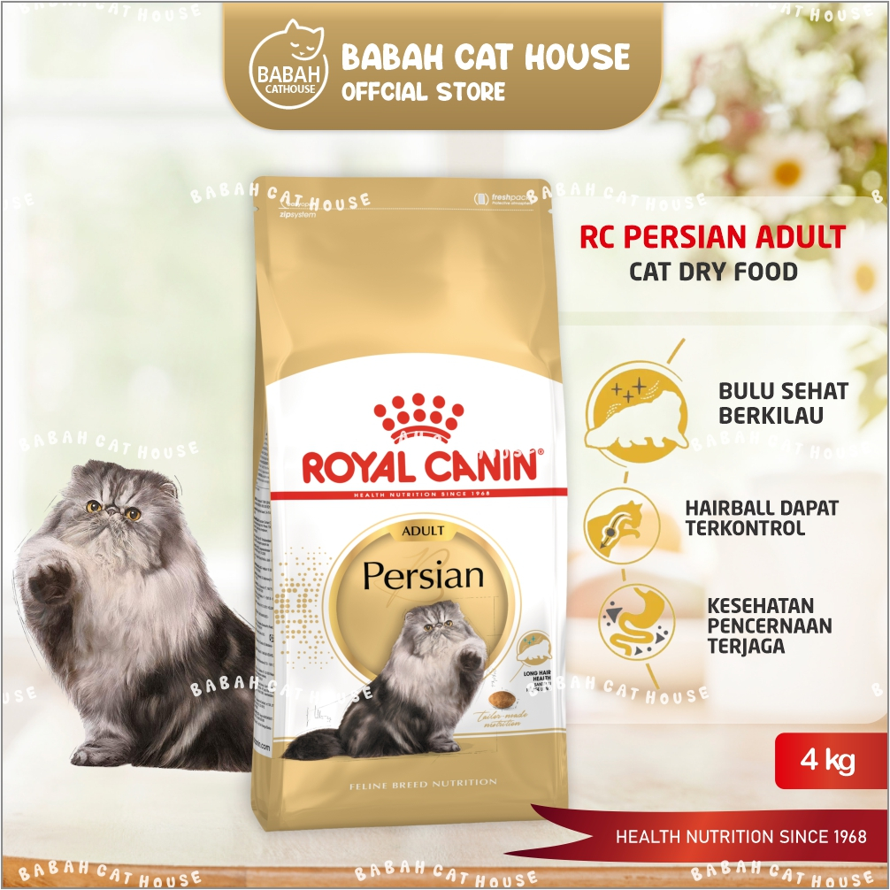4KG RC PERSIAN ADULT Royal Canin Adult Makanan Kucing Persia Dewasa Murah Kering untuk Pelebat Bulu 