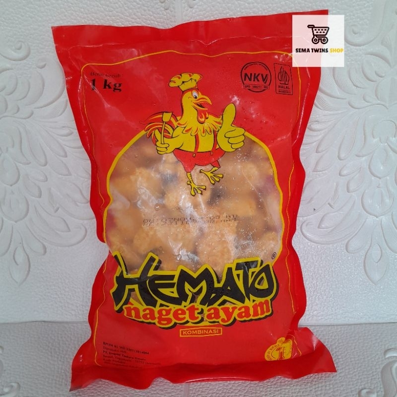 

Hemato NAGET AYAM 1KG - Nugget Nuget Chicken 1 kg