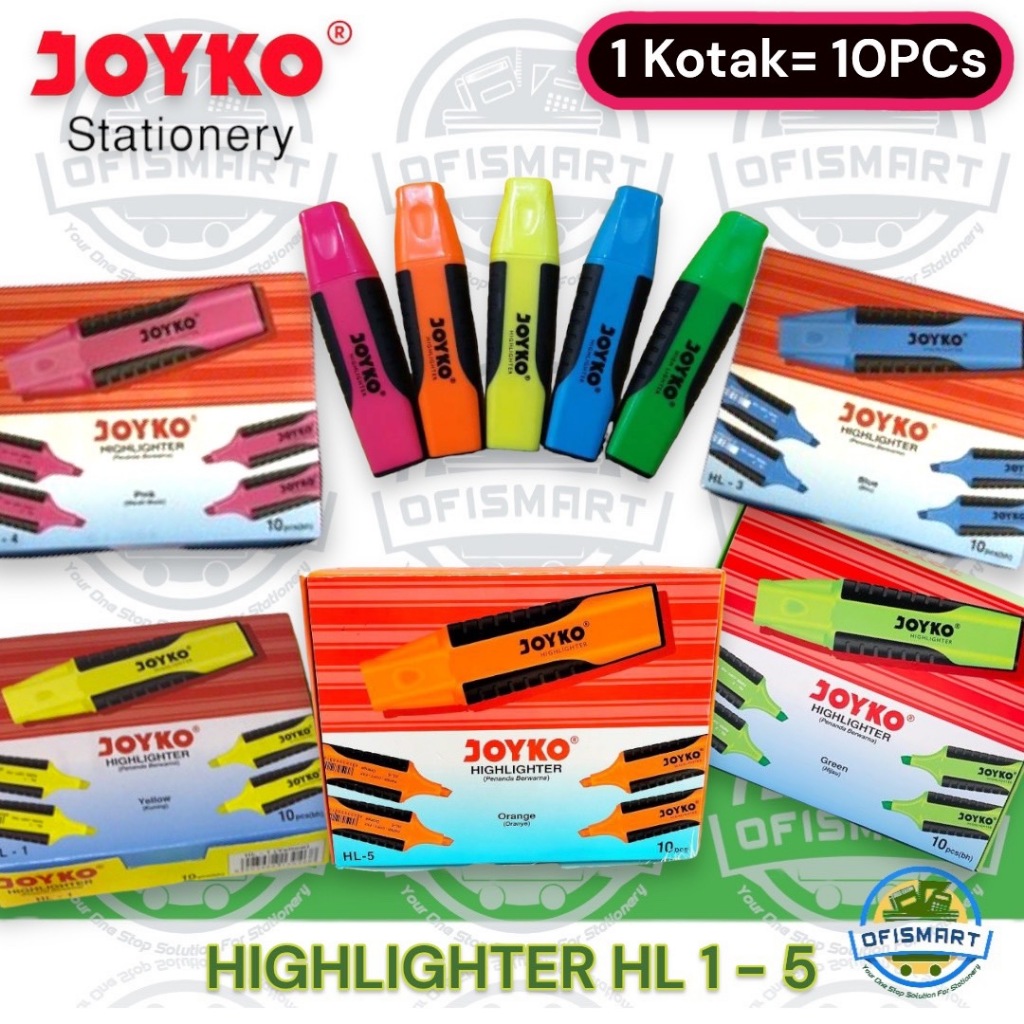 

Joyko Highlighter Penanda HL | @1Ktk=10PCs