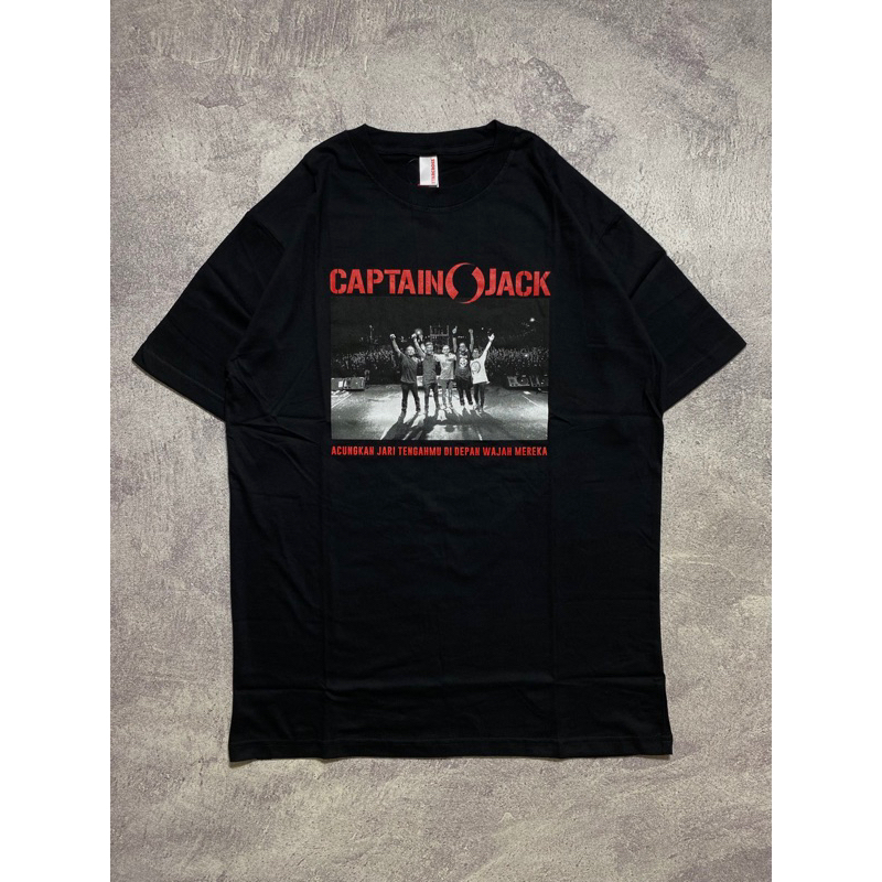 SNSCO TSHIRT CAPTAIN JACK - ACUNGKAN JARI TENGAHMU KAOS PRIA